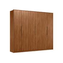 Roupeiro 6 Portas Casal Milão Nogueira Touch