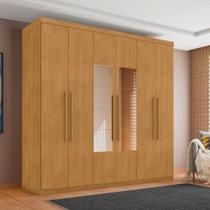 Roupeiro 6 Portas com Espelho Piauí Naturalle Roupeiro 6 Portas com Espelho Piauí Naturalle