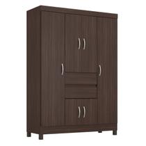 Roupeiro 6 Portas Ecom II Café Touch - Demóbile