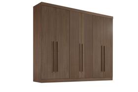 Roupeiro 6 Portas Ripado 6 Gavetas com pés Da Vinci Plus - D Doro