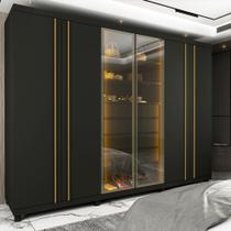 Roupeiro Absolut New Reflecta 6P c Led Pes Gelius Roupeiro Absolut New Reflecta 6P c Led Pes Gelius