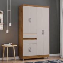 Roupeiro Araplac Freijó/Baunilha 06 Pts e 2 Gav Roupeiro Araplac Freijó/Baunilha 06 Pts e 2 Gav