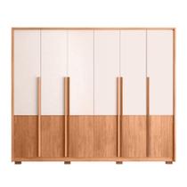 Roupeiro caemmun hopper 6pts 6gav 8002200376473 freijo/off white
