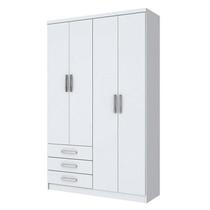 Roupeiro Cajú 04 Portas Branco - Henn