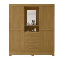 Roupeiro Capelinha Caribe 4 Portas 3 Gavetas Poliman