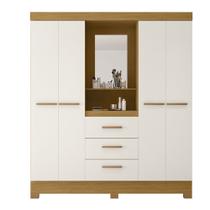 Roupeiro Capelinha Caribe 4 Portas 3 Gavetas Poliman