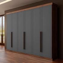 Roupeiro Capri Casal MDP com 6 Portas 2,63m Carraro FT