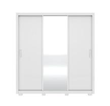 Roupeiro Casal 3 Portas Residence c/ Pés 32230PE Branco Demóbile - LBMSHOP