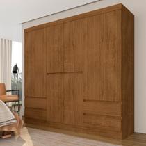 Roupeiro Casal 6 Portas 4 Gavetas Diplomata Freijó - Móveis Arapongas Roupeiro Casal 6 Portas 4 Gavetas Diplomata Freijó - Móveis Arapongas