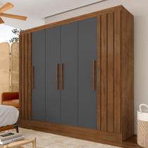 Roupeiro Casal 6 Pts 2 Gav Ripado Camille Freijó/grafite - M.a