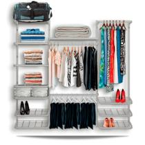 Roupeiro Closet Modulado Aramado Caixas Organizadoras 2,20m