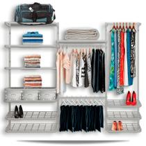 Roupeiro Closet Modulado Aramado Caixas Organizadoras 2,50m
