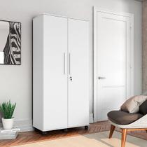 Roupeiro com 2 Portas Solteiro Gold Branco Roupeiro com 2 Portas Solteiro Gold Branco