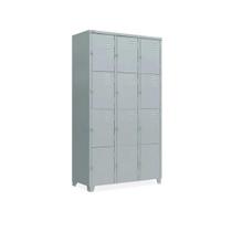 Roupeiro De Aço 12 Portas Pequenas C/ Pitão Para Cadeado