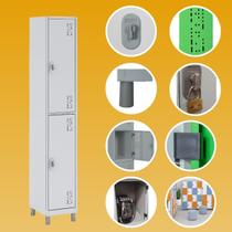 Roupeiro de Aço 2 Portas Grandes CH 26 Modular Reforçado