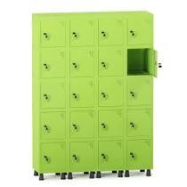 Roupeiro de Aco 4 Vaos 20 Portas com Fechadura Pandin Verde Miro 1.90 M