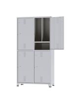 Roupeiro de Aço INSALUBRE com 04 Portas 1,961,000,41m CZ/CZ AMAPA 10111 Roupeiro de Aço INSALUBRE com 04 Portas 1,961,000,41m CZ/CZ AMAPA 10111