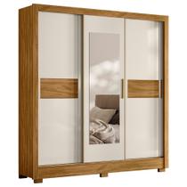 Roupeiro de Casal com Espelho Doha Freijó Off White