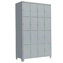 Roupeiro em aço com 16 portas pequenas