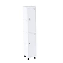 Roupeiro em Aço Mt 1v 2 Portas Fechadura com Prateleira Interna