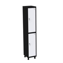 Roupeiro em Aço Mt 1v 2 Portas - Fechadura