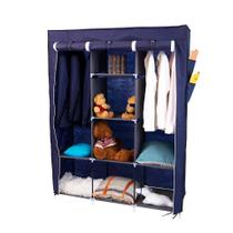 Roupeiro - Guarda Roupa - Organizador Azul - Dolce Home