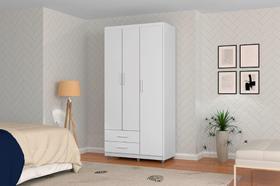 Roupeiro / Guarda Roupas TI Solteiro 3 Portas Cor Branco Roupeiro / Guarda Roupas TI Solteiro 3 Portas Cor Branco