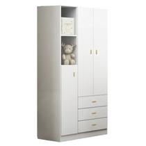 Roupeiro Infantil 3 Portas 3 Gavetas 184X89 cm BB322 Branco Dtall Roupeiro Infantil 3 Portas 3 Gavetas 184X89 cm BB322 Branco Dtall