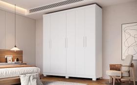 Roupeiro lana 06 portas branco acp moveis Roupeiro lana 06 portas branco acp moveis