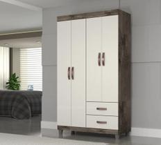 Roupeiro light plus 04 pts com pe- amend/off-white Roupeiro light plus 04 pts com pe- amend/off-white