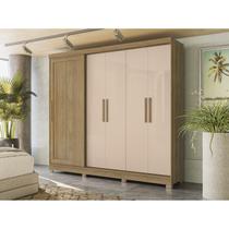 Roupeiro Mdp 5 Portas e 4 Gavetas com Pés