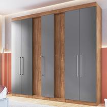 Roupeiro Milão 7 Portas 233,5x258x47cm