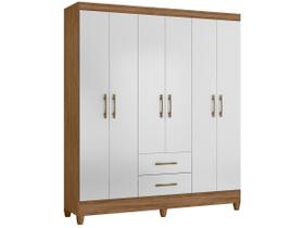 Roupeiro Moval 6 Portas 2 Gavetas Panama