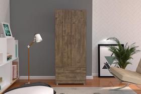 Roupeiro Multiuso AM Solteiro 2 Portas Cor Canela Roupeiro Multiuso AM Solteiro 2 Portas Cor Canela