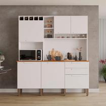 Roupeiro New Star Branco 3 Portas 9 Gavetas C/ 1 Espelho Larg. 1.80m