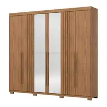 Roupeiro Norton 6 Portas Nature Henn Roupeiro Norton 6 Portas Nature Henn