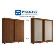 Roupeiro Panan Ilhéus c/ 2 Pts 3 Gav c/ pés Avelã/Off White Roupeiro Panan Ilhéus c/ 2 Pts 3 Gav c/ pés Avelã/Off White