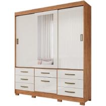 Roupeiro Panan Luiza 100 Mdf 3Pts 7 Gvs - - Pc / 4
