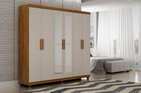 Roupeiro Parma 6 Portas 3 Gavetas C/Espelho Roupeiro Parma 6 Portas 3 Gavetas C/Espelho