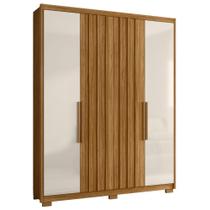 Roupeiro Ripado 4 Portas Lisboa Freijó Off White