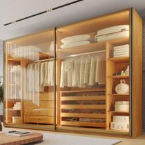 Roupeiro Samara 2 Portas de Correr Reflecta 100 MDF Europa Design Moderno Roupeiro Samara 2 Portas de Correr Reflecta 100 MDF Europa Design Moderno