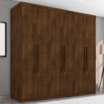 Roupeiro Singapura Casal Seis Portas Malbec