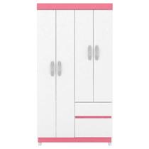 Roupeiro Solteiro Lotus 4 Portas 2 Gavetas Demobile