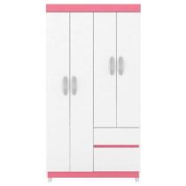 Roupeiro Solteiro Lotus 4 Portas 2 Gavetas Demobile