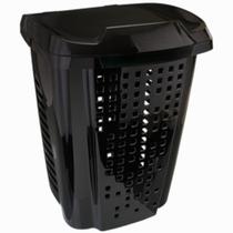 Roupeiro Telado com Cesto 70 Litros Preto - RB5*PR-PR - ASTRA