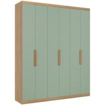 Roupeiro THB Milan 5865 6 Portas e 2 Gavetas MDP 220x180x47cm