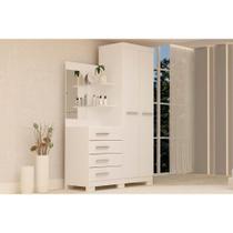 Rouperio ACP Melissa 2Pts c/Esp Branco/Rosa/Azul/Lilás Rouperio ACP Melissa 2Pts c/Esp Branco/Rosa/Azul/Lilás