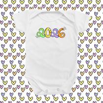 Roupinha Body de Bebê Frase Bem Vindo 2026 Novo Ano Menina Menino Presente Temático Mimo Roupinha Body de Bebê Frase Bem Vindo 2026 Novo Ano Menina Menino Presente Temático Mimo