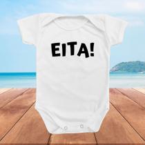 Roupinha Body de Bebê Temático Divertido Eita Menino Menina Presente Mimo Rosa Azul Roupinha Body de Bebê Temático Divertido Eita Menino Menina Presente Mimo Rosa Azul