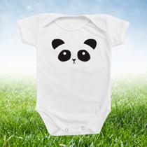Roupinha Body de Bebê Urso Panda Menino Menino Presente Temático